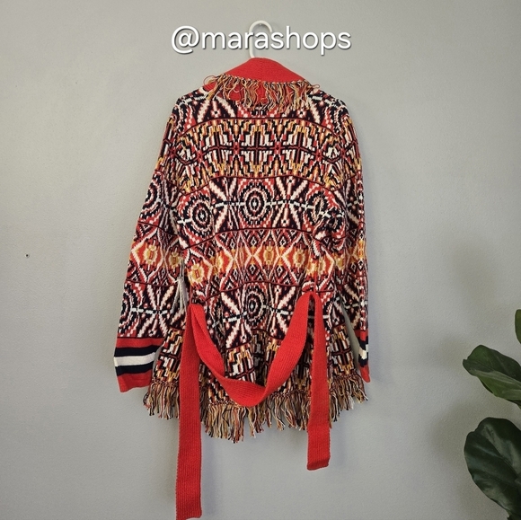 Mother The Belted Short Cardigan in Bass Culture - Picture 5 of 8